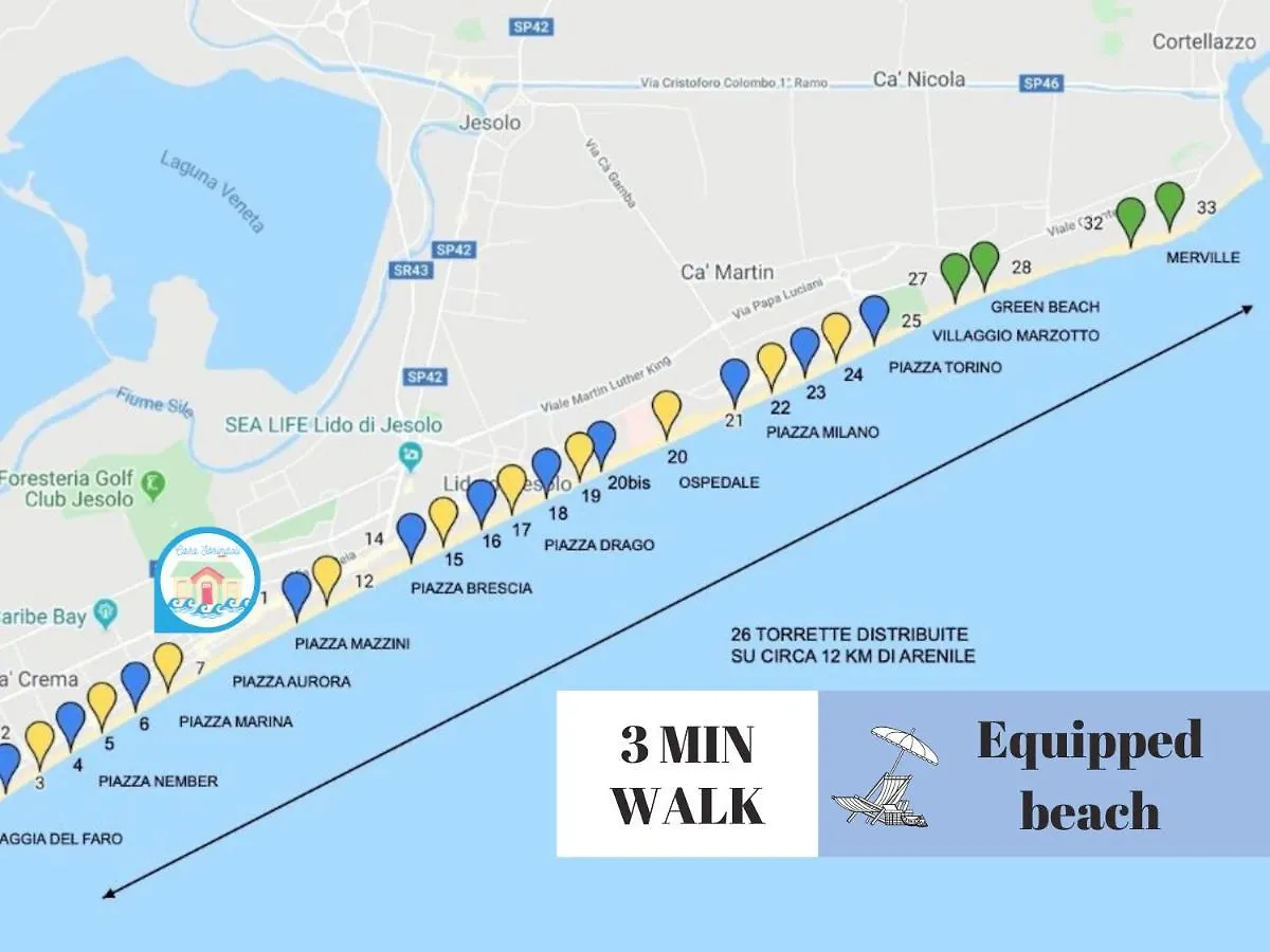 Casa Sbrindoli Apartment Lido di Jesolo Italy